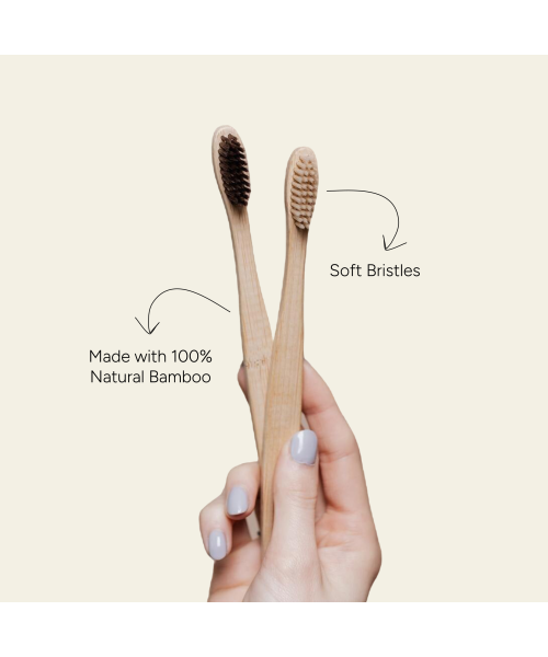 Soil Origin: Ultra Soft Bamboo Toothbrush  Set of 4
