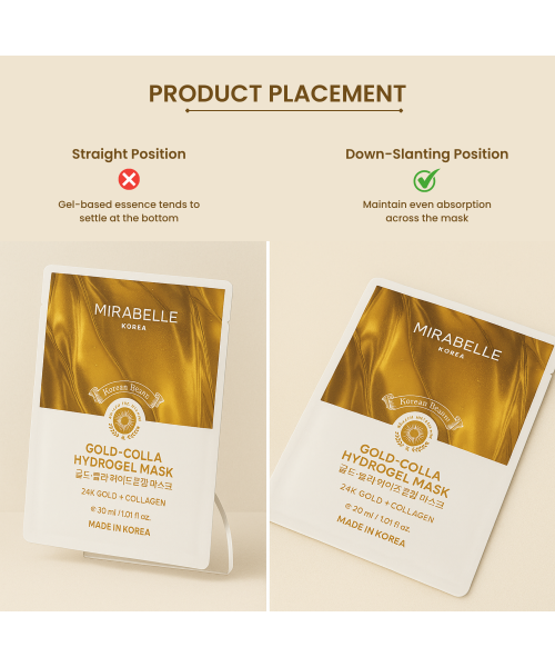 Mirabelle: Gold-Colla Hydrogel Mask
