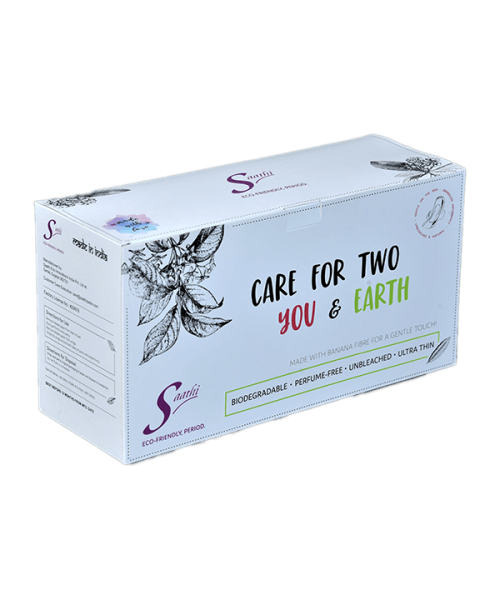 Saathi: Banana Fiber Sanitary Pads - Super saver pack of 30