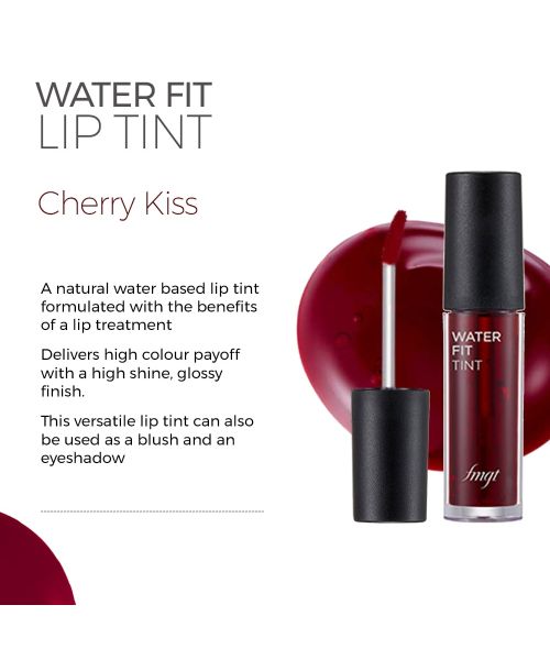 The Face Shop: Water Fit Lip Tint Cherry Kiss - 5gm