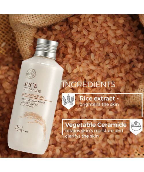 The Face Shop: Rice & Ceramide Moisturizing Toner - 150ml