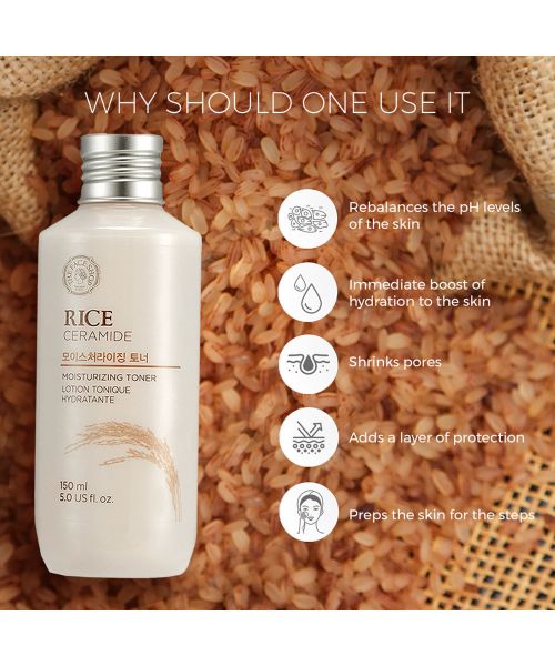 The Face Shop: Rice & Ceramide Moisturizing Toner - 150ml