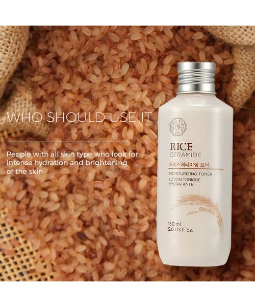 The Face Shop: Rice & Ceramide Moisturizing Toner - 150ml