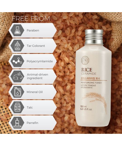 The Face Shop: Rice & Ceramide Moisturizing Toner - 150ml