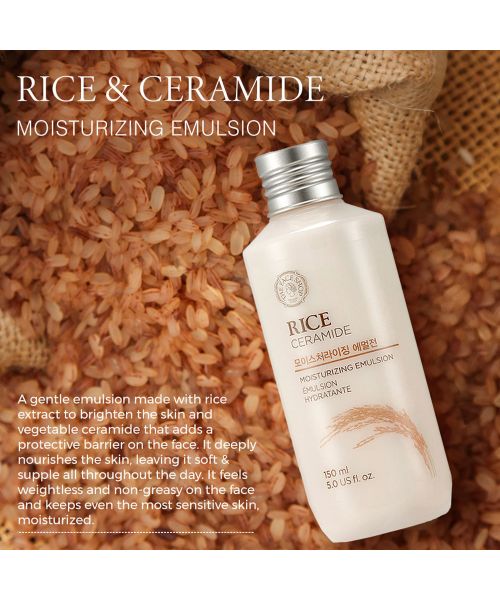The Face Shop: Rice & Ceramide Moisturizing Emulsion - 150ml