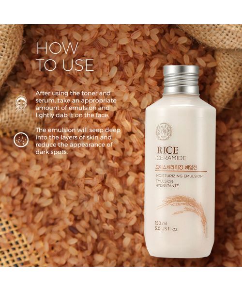 The Face Shop: Rice & Ceramide Moisturizing Emulsion - 150ml