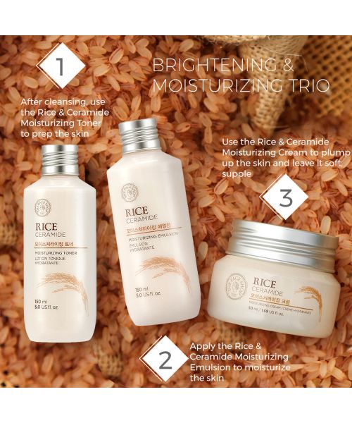 The Face Shop: Rice & Ceramide Moisturizing Emulsion - 150ml