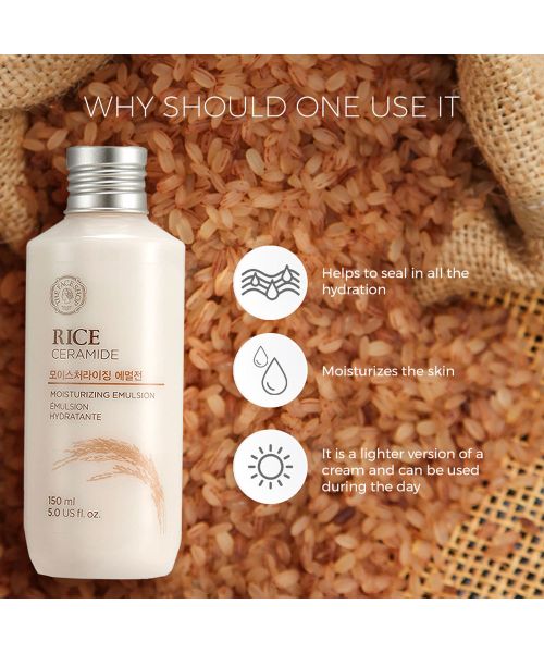The Face Shop: Rice & Ceramide Moisturizing Emulsion - 150ml