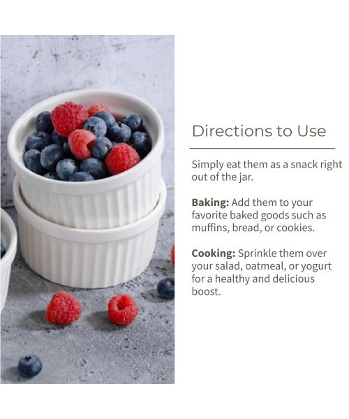 Ecotyl: Blueberres & Dried Cranberries Combo | Healthy Snacks | Dried Fruits | 150gm Each