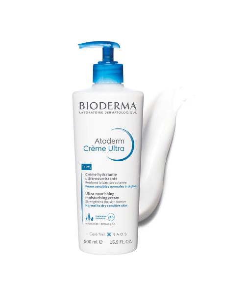 Bioderma: Atoderm Creme Ultra-Nourishing - Moisturizer For Normal To Sensitive Dry Skin, 500ml