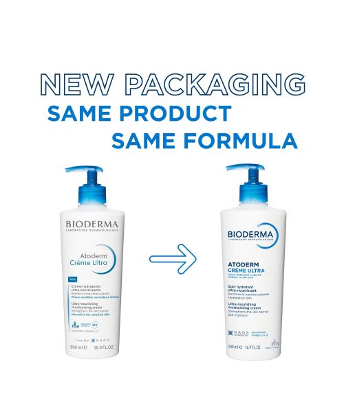 Bioderma: Atoderm Creme Ultra-Nourishing - Moisturizer For Normal To Sensitive Dry Skin, 500ml