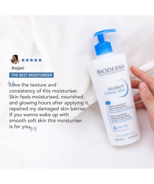 Bioderma: Atoderm Creme Ultra-Nourishing - Moisturizer For Normal To Sensitive Dry Skin, 500ml