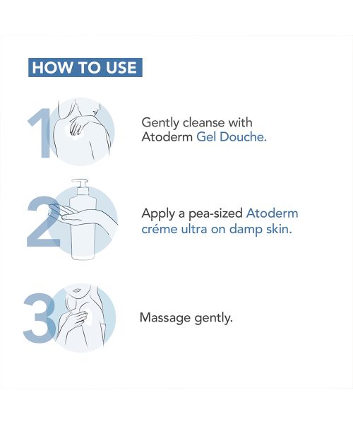 Bioderma: Atoderm Creme Ultra-Nourishing - Moisturizer For Normal To Sensitive Dry Skin, 500ml