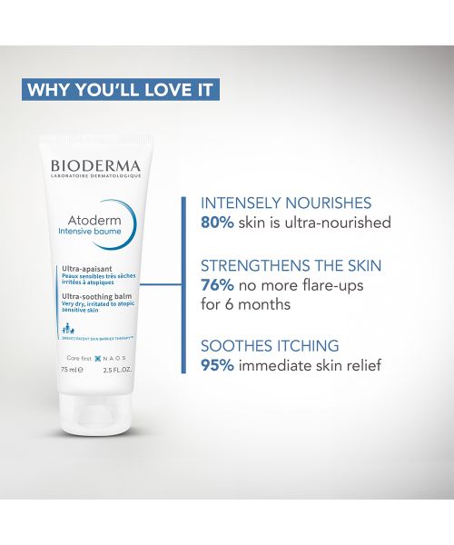 Bioderma: Atoderm Intensive Baume Ultra-soothing Balm Very dry, Sensitive to Atopic Skin, 75ml