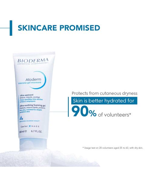 Bioderma: Atoderm Intensive Gel moussant Ultra-Soothing Shower Gel Very Dry To Atopic Skin, 200ml