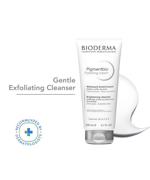 Bioderma: Pigmentbio Foaming Cream Brightening Exfoliating Cleanser For Face, 200 ml