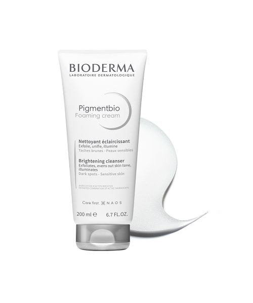 Bioderma: Pigmentbio Foaming Cream Brightening Exfoliating Cleanser For Face, 200 ml