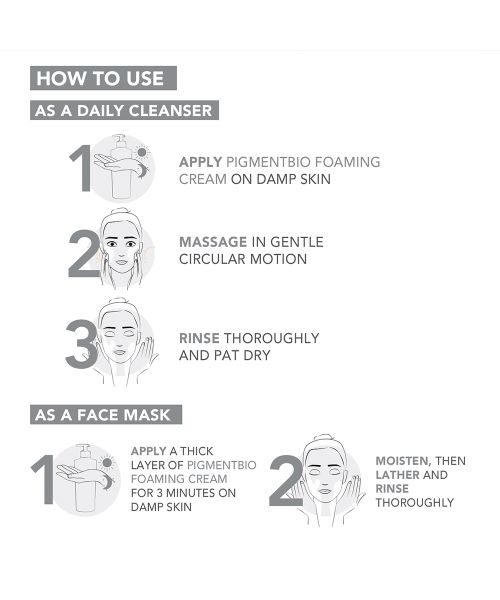 Bioderma: Pigmentbio Foaming Cream Brightening Exfoliating Cleanser For Face, 200 ml