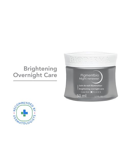 Bioderma: Pigmentbio night renewer brightening overnight cream for skin prone to pigmentation disorders 50 ml