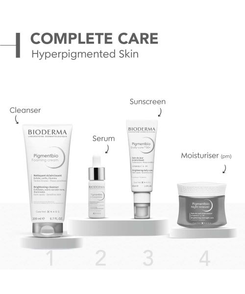 Bioderma: Pigmentbio night renewer brightening overnight cream for skin prone to pigmentation disorders 50 ml