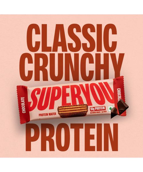 SuperYou: Chocolate + Choco Peanut Protein | 10g Protein, 3g Fiber, No Added Sugar 40gm