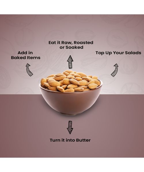 Nutraj: California Almonds - 250gm