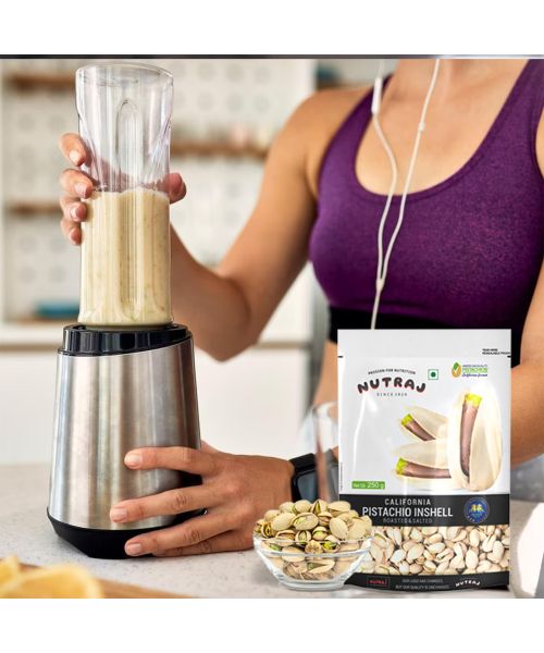 Nutraj: California Roasted & Salted Pistachios - 250gm