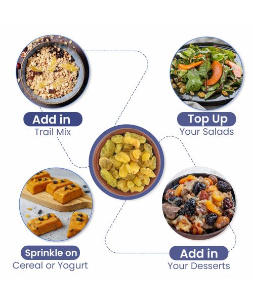 Nutraj: Round Raisin 500g