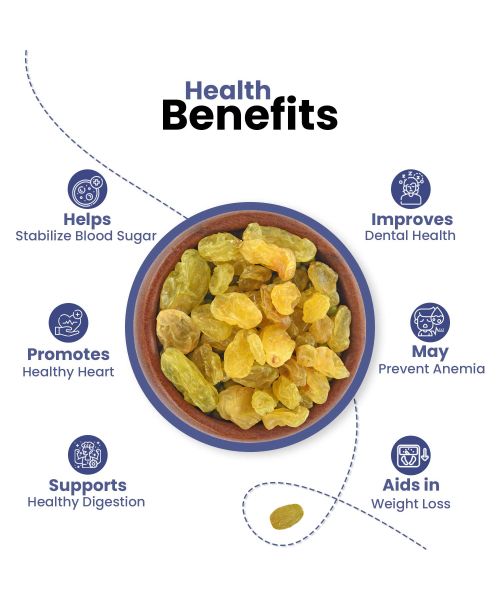 Nutraj: Raisin (Kishmish) 500g (250g x 2)