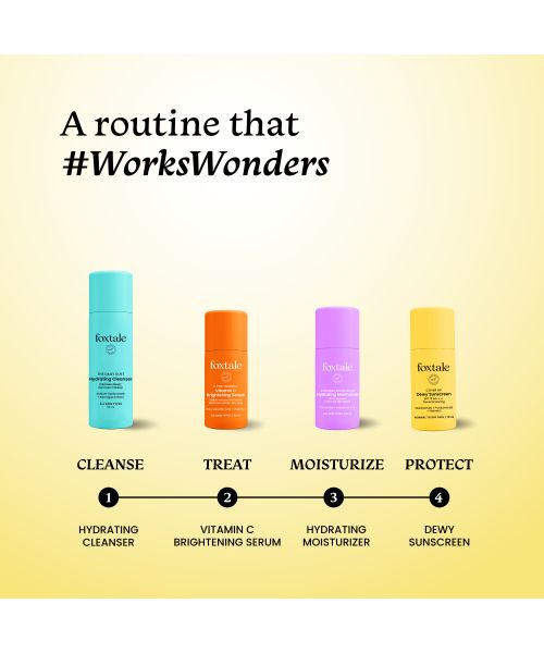 Foxtale: Dewy Sunscreen SPF 70 PA++++ With Niacinamide + Provitamin B5 + Vitamin E   15ml