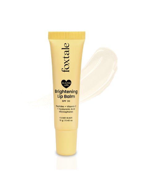 Foxtale: Brightening Lip Balm With Peptides, Vitamin C & Hyaluronic Acid - Clear Glaze  12ml