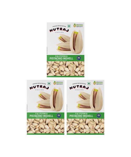 Nutraj: Pistachios Inshell Roasted Salted 200gm, Pista