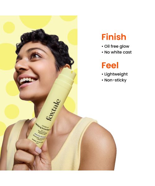 Foxtale: SPF 70 Gel-Cream Sunscreen for Oily Skin with PA++++ & Niacinamide   50ml