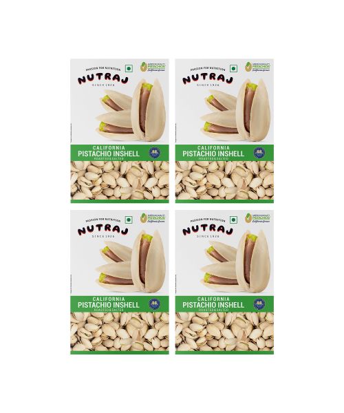 Nutraj: Pistachios Inshell Roasted Salted 200gm, Pista