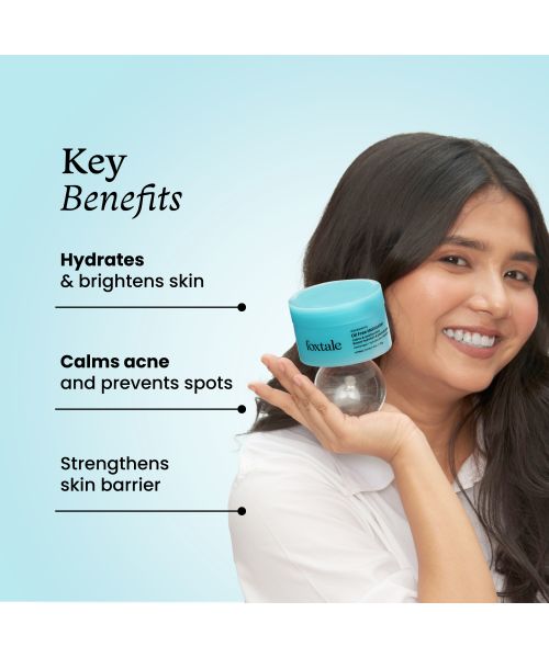 Foxtale: Aquamarine Oil Free Hydrating Moisturiser With Hyaluronic Acid   100ml