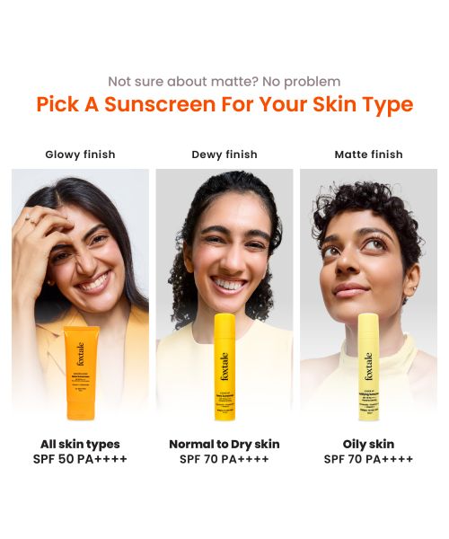 Foxtale: SPF 70 Gel-Cream Sunscreen for Oily Skin with PA++++ & Niacinamide   50ml