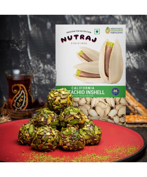 Nutraj: Pistachios Inshell Roasted Salted 200gm, Pista