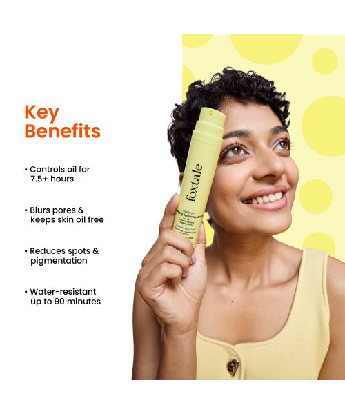 Foxtale: SPF 70 Gel-Cream Sunscreen for Oily Skin with PA++++ & Niacinamide   50ml