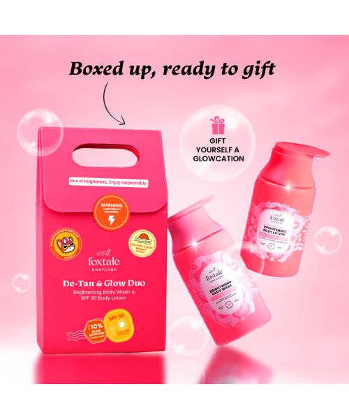 Foxtale: Bodycare De-Tan & Glow Duo