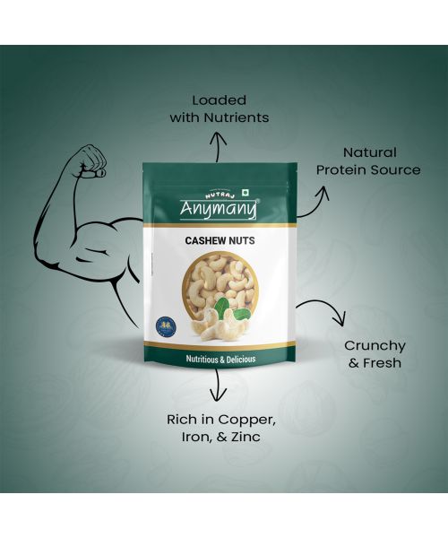 Nutraj: cashew (Kaju) 800gm (400gm x 2)