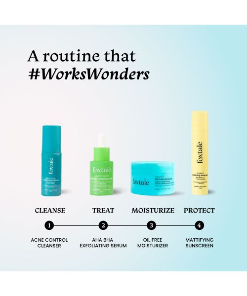 Foxtale: Aquamarine Oil Free Hydrating Moisturiser With Hyaluronic Acid   100ml