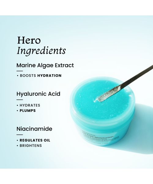 Foxtale: Aquamarine Oil Free Hydrating Moisturiser With Hyaluronic Acid   100ml