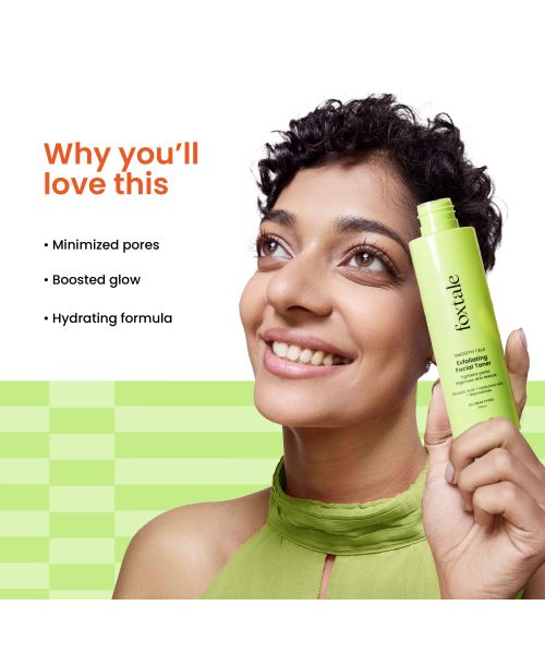 Foxtale: Exfoliating Toner with 5% Latic Acid & Niacinamide   150ml