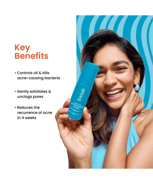 Foxtale: Acne Control Cleanser with Salicylic Acid & Niacinamide   100ml