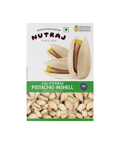Nutraj: Pistachios Inshell Roasted Salted 200gm, Pista