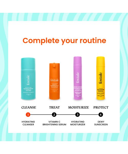 Foxtale: Hydrating Cleanser And Make-Up Remover, With Hyaluronic Acid   100ml