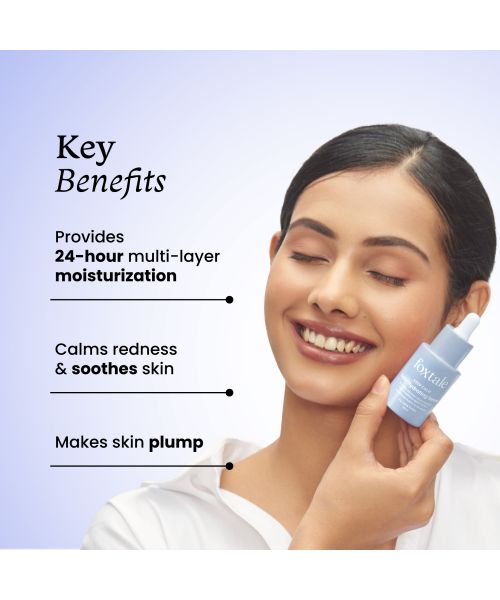 Foxtale: Hydrating Serum With Hyaluronic Acid & 6 Hydration Boosters   30ml