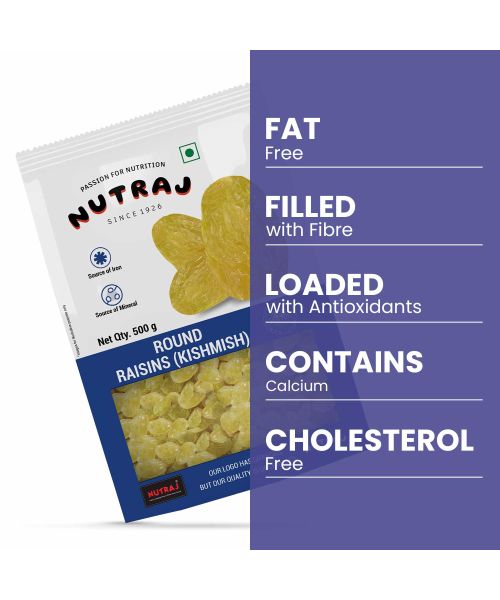 Nutraj: Round Raisin 500g