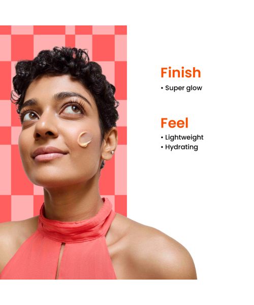 Foxtale: Vitamin-C Super Glow Moisturiser With Niacinamide & Peptides  50ml