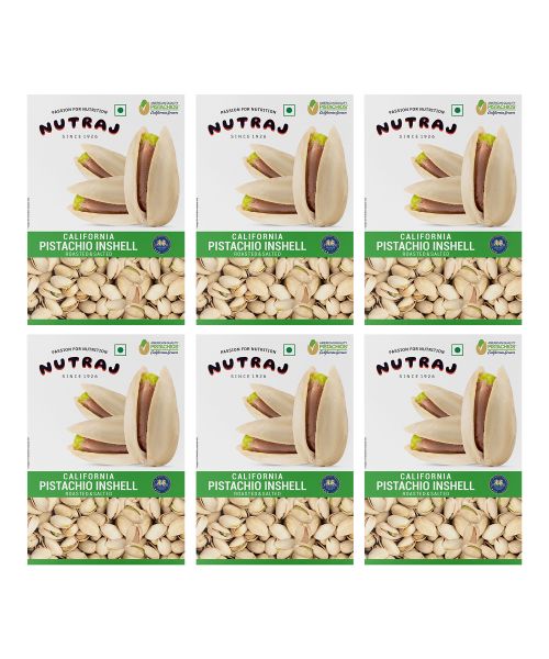 Nutraj: Pistachios Inshell Roasted Salted 200gm, Pista